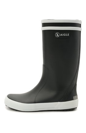 Детские резиновые сапоги AIGLE темно-синего цвета по цене 3675 руб., арт. 845503/L0LLY-P0P | Фото 2 Детские резиновые сапоги AIGLE темно-синего цвета, арт. 845503/L0LLY-P0P | Фото 2