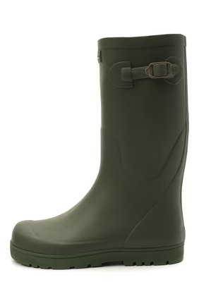 Детские резиновые сапоги AIGLE хаки цвета по цене 3815 руб., арт. S03612/W00DYP0P2 | Фото 2 Детские резиновые сапоги AIGLE хаки цвета, арт. S03612/W00DYP0P2 | Фото 2