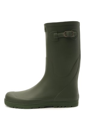 Детские резиновые сапоги AIGLE хаки цвета по цене 4220 руб., арт. S03614/W00DYP0P2 | Фото 2 Детские резиновые сапоги AIGLE хаки цвета, арт. S03614/W00DYP0P2 | Фото 2