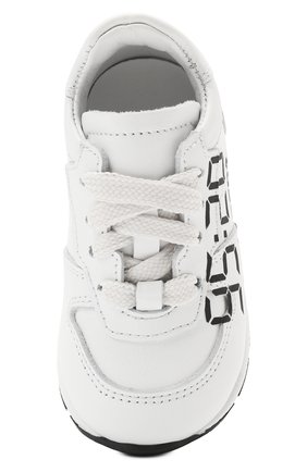 Мужского кожаные кроссовки DSQUARED2 белого цвета, арт. 66901/KIPS/18-27 | Фото 4 (Стили: Гранж; Региональные ограничения белый список (Axapta Mercury): RU)