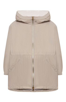 Детская парка BRUNELLO CUCINELLI бежевого цвета по цене 97700 руб., арт. BB5740415A | Фото 1 Детская парка BRUNELLO CUCINELLI бежевого цвета, арт. BB5740415A | Фото 1 (Материал внешний: Синтетический материал, Хлопок; Рукава: Длинные; Материал подклада: Хлопок; Девочки Кросс-КТ: Парка-верхняя одежда; Кросс-КТ: Сезон: демисезон; Ростовка одежда: 4 года | 104 см, 6 лет | 116 см)
