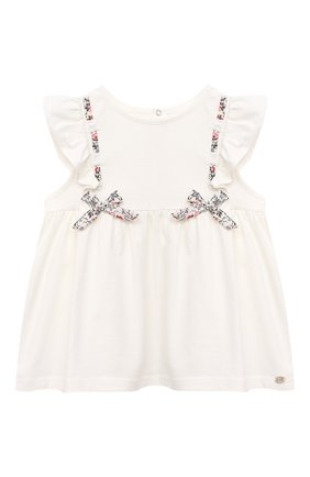 Детский топ TARTINE ET CHOCOLAT бежевого цвета по цене 5415 руб., арт. TS10011/18M-3A | Фото 1 Детский топ TARTINE ET CHOCOLAT бежевого цвета, арт. TS10011/18M-3A | Фото 1