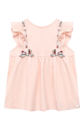 Детский топ TARTINE ET CHOCOLAT розового цвета по цене 5415 руб., арт. TS10011/18M-3A | Фото 1 Детский топ TARTINE ET CHOCOLAT розового цвета, арт. TS10011/18M-3A | Фото 1