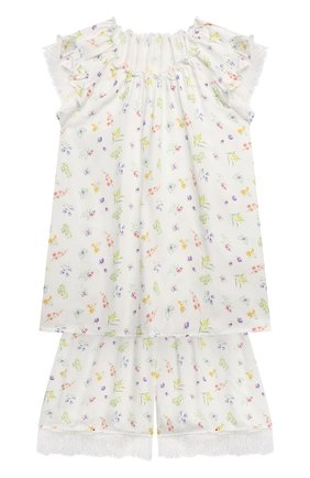 Детская пижама AMIKI CHILDREN белого цвета по цене 10350 руб., арт. ADELIA | Фото 1 Детская пижама AMIKI CHILDREN белого цвета, арт. ADELIA | Фото 1