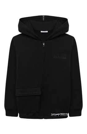 Детский хлопковая толстовка DOLCE & GABBANA черного цвета по цене 41050 руб., арт. L4JWAA/G7YGW/8-14 | Фото 1 Детский хлопковая толстовка DOLCE & GABBANA черного цвета, арт. L4JWAA/G7YGW/8-14 | Фото 1