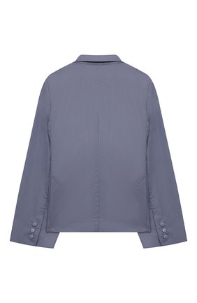 Детский хлопковый пиджак EMPORIO ARMANI серого цвета по цене 29950 руб., арт. 3K4G01/1NWWZ | Фото 2 Детский хлопковый пиджак EMPORIO ARMANI серого цвета, арт. 3K4G01/1NWWZ | Фото 2 (Рукава: Длинные; Материал внешний: Хлопок; Кросс-КТ: пиджак; Региональные ограничения белый список (Axapta Mercury): RU; Ростовка одежда: 10 - 11 лет | 140 - 146см, 13 - 15 лет | 158 см, 16 лет | 164 см, 4 года | 104 см, 5 лет | 110 см, 6 лет | 116 см, 7 лет | 122 см, 8 лет | 128 см, 9 лет | 134 см)
