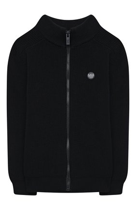 Детский хлопковый кардиган EMPORIO ARMANI темно-синего цвета по цене 15500 руб., арт. 3K4M60/4M18Z | Фото 1 Детский хлопковый кардиган EMPORIO ARMANI темно-синего цвета, арт. 3K4M60/4M18Z | Фото 1
