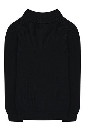 Детский хлопковый кардиган EMPORIO ARMANI темно-синего цвета по цене 15500 руб., арт. 3K4M60/4M18Z | Фото 2 Детский хлопковый кардиган EMPORIO ARMANI темно-синего цвета, арт. 3K4M60/4M18Z | Фото 2