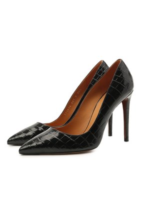 Женские туфли из кожи крокодила celia RALPH LAUREN черного цвета по цене 593500 руб., арт. 807844070/CNIL | Фото 1 Женские туфли из кожи крокодила celia RALPH LAUREN черного цвета, арт. 807844070/CNIL | Фото 1