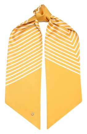 Женский шелковый платок LORO PIANA желтого цвета по цене 38850 руб., арт. FAL5509 | Фото 1 Женский шелковый платок LORO PIANA желтого цвета, арт. FAL5509 | Фото 1 (Материал: Текстиль, Шелк; Принт: С принтом)