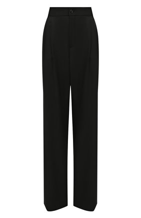 Женские шерстяные брюки SAINT LAURENT черного цвета по цене 108000 руб., арт. 634975/Y512W | Фото 1