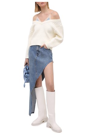 Женская джинсовая юбка DENIM X ALEXANDER WANG голубого цвета по цене 59950 руб., арт. 4DC1215807 | Фото 2 Женская джинсовая юбка DENIM X ALEXANDER WANG голубого цвета, арт. 4DC1215807 | Фото 2