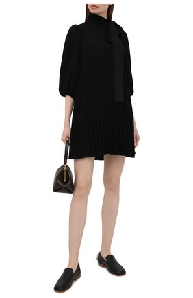 Женское платье REDVALENTINO черного цвета по цене 79950 руб., арт. VR3VAW40/4RA | Фото 2 Женское платье REDVALENTINO черного цвета, арт. VR3VAW40/4RA | Фото 2