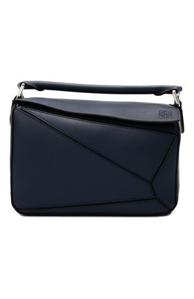 Женская сумка puzzle LOEWE синего цвета по цене 196500 руб., арт. 322.30.S21 | Фото 1 Женская сумка puzzle LOEWE синего цвета, арт. 322.30.S21 | Фото 1
