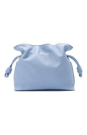 Женский клатч flamenco LOEWE голубого цвета по цене 153500 руб., арт. A411FC1X25 | Фото 1 Женский клатч flamenco LOEWE голубого цвета, арт. A411FC1X25 | Фото 1