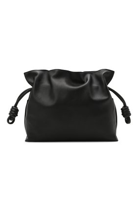 Женский клатч flamenco LOEWE черного цвета по цене 139000 руб., арт. A411FC1X25 | Фото 1 Женский клатч flamenco LOEWE черного цвета, арт. A411FC1X25 | Фото 1 (Материал: Натуральная кожа; Сумки-технические: Сумки через плечо; Ремень/цепочка: На ремешке; Женское Кросс-КТ: Клатч-клатчи; Размер: medium)