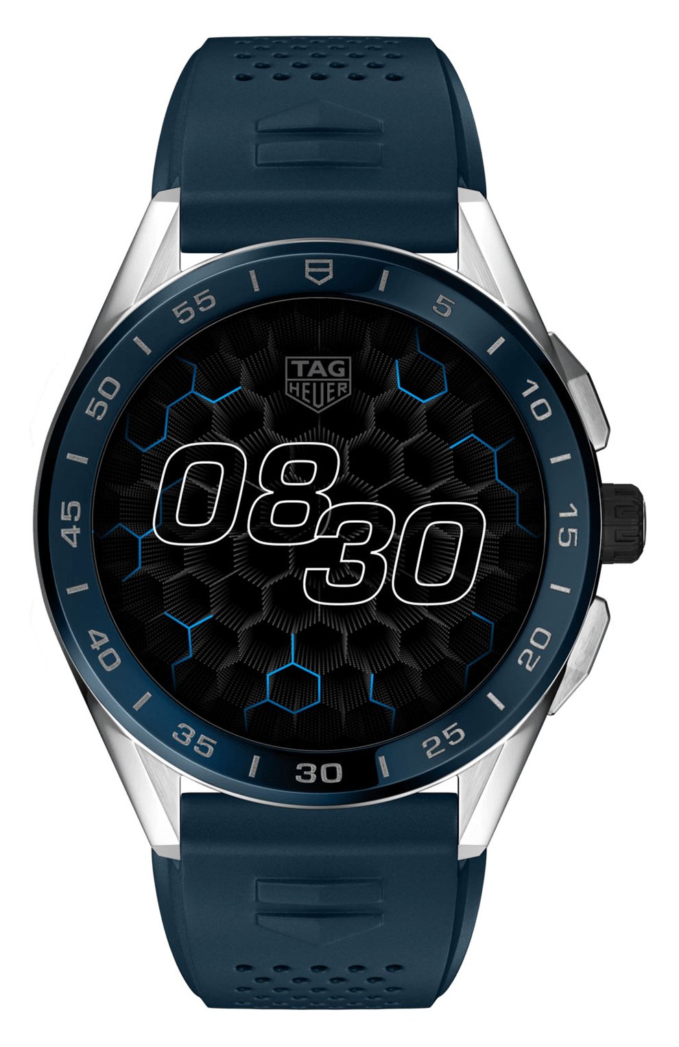 Мужские часы modular TAG HEUER бесцветного цвета, арт. SBG8A11.BT6220 | Фото 1 (Материал корпуса: Сталь; Цвет циферблата: Другое; Механизм: Электронный)