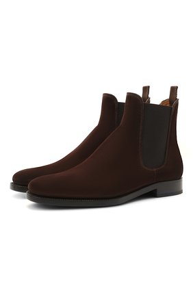 Мужские замшевые челси RALPH LAUREN коричневого цвета по цене 108500 руб., арт. 815829400 | Фото 1 Мужские замшевые челси RALPH LAUREN коричневого цвета, арт. 815829400 | Фото 1