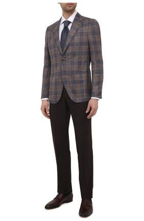 Мужские кожаные лоферы MAGNANNI бордового цвета по цене 29550 руб., арт. 23802/B0LTIARCADE | Фото 2 Мужские кожаные лоферы MAGNANNI бордового цвета, арт. 23802/B0LTIARCADE | Фото 2
