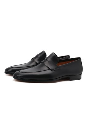 Мужские кожаные лоферы MAGNANNI черного цвета по цене 29550 руб., арт. 23802/B0LTIARCADE | Фото 1 Мужские кожаные лоферы MAGNANNI черного цвета, арт. 23802/B0LTIARCADE | Фото 1 (Материал внутренний: Натуральная кожа; Мужское Кросс-КТ: Лоферы-обувь; Стили: Классический)