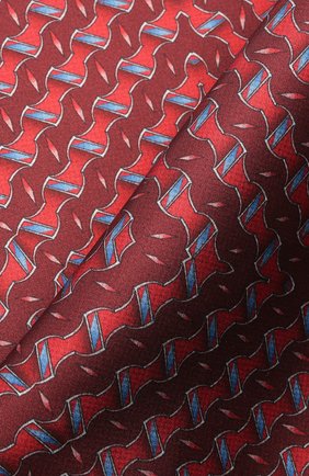 Мужской шелковый платок ZILLI красного цвета по цене 8640 руб., арт. 51615/HANDKERCHIEF | Фото 2 Мужской шелковый платок ZILLI красного цвета, арт. 51615/HANDKERCHIEF | Фото 2