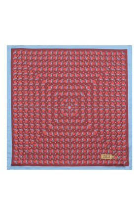 Мужской шелковый платок ZILLI красного цвета по цене 8640 руб., арт. 51615/HANDKERCHIEF | Фото 3 Мужской шелковый платок ZILLI красного цвета, арт. 51615/HANDKERCHIEF | Фото 3