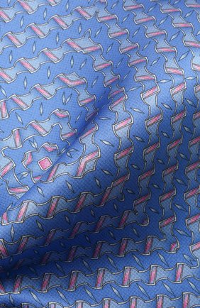 Мужской шелковый платок ZILLI синего цвета по цене 8640 руб., арт. 51615/HANDKERCHIEF | Фото 2 Мужской шелковый платок ZILLI синего цвета, арт. 51615/HANDKERCHIEF | Фото 2