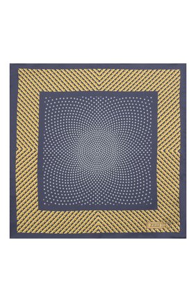 Мужской шелковый платок ZILLI синего цвета по цене 8640 руб., арт. 51606/HANDKERCHIEF | Фото 3 Мужской шелковый платок ZILLI синего цвета, арт. 51606/HANDKERCHIEF | Фото 3