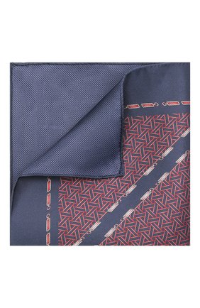 Мужской шелковый платок ZILLI синего цвета по цене 8640 руб., арт. 51603/HANDKERCHIEF | Фото 1 Мужской шелковый платок ZILLI синего цвета, арт. 51603/HANDKERCHIEF | Фото 1