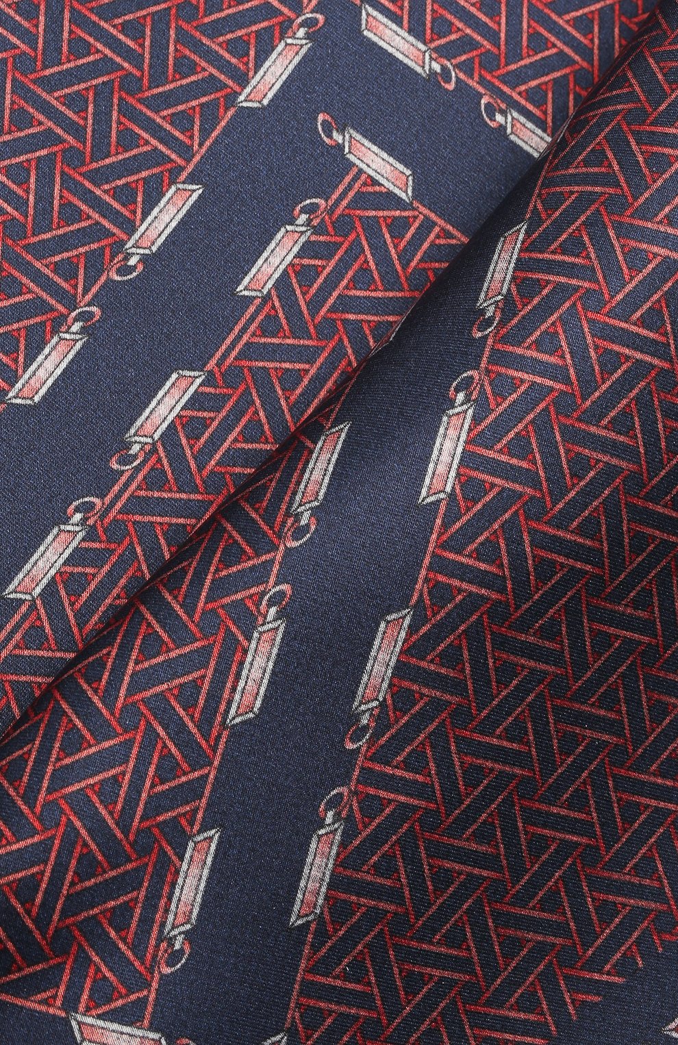 Мужской шелковый платок ZILLI синего цвета по цене 8640 руб., арт. 51603/HANDKERCHIEF | Фото 2 Мужской шелковый платок ZILLI синего цвета, арт. 51603/HANDKERCHIEF | Фото 2