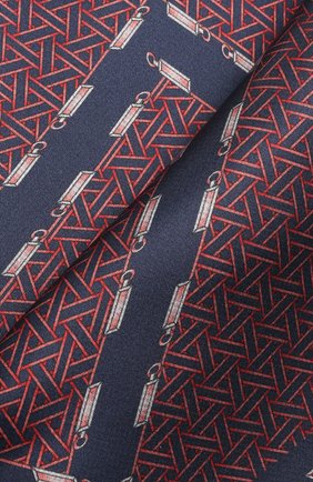 Мужской шелковый платок ZILLI синего цвета по цене 8640 руб., арт. 51603/HANDKERCHIEF | Фото 2 Мужской шелковый платок ZILLI синего цвета, арт. 51603/HANDKERCHIEF | Фото 2