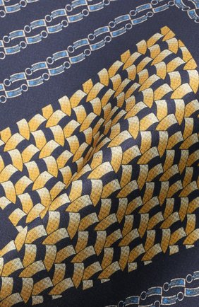 Мужской шелковый платок ZILLI синего цвета по цене 7830 руб., арт. 51600/HANDKERCHIEF | Фото 2 Мужской шелковый платок ZILLI синего цвета, арт. 51600/HANDKERCHIEF | Фото 2