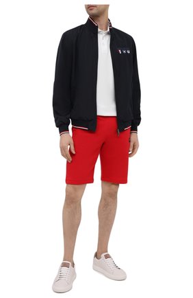Мужские хлопковые шорты PAUL&SHARK красного цвета по цене 12150 руб., арт. 21411936/C00 | Фото 2 Мужские хлопковые шорты PAUL&SHARK красного цвета, арт. 21411936/C00 | Фото 2