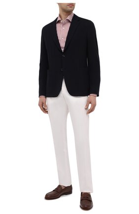 Мужские брюки из хлопка и льна ERMENEGILDO ZEGNA белого цвета по цене 39950 руб., арт. UWI37/TR10 | Фото 2 Мужские брюки из хлопка и льна ERMENEGILDO ZEGNA белого цвета, арт. UWI37/TR10 | Фото 2