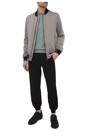 Мужские джоггеры ZEGNA COUTURE черного цвета по цене 99500 руб., арт. CWR21/TR0 | Фото 2 Мужские джоггеры ZEGNA COUTURE черного цвета, арт. CWR21/TR0 | Фото 2