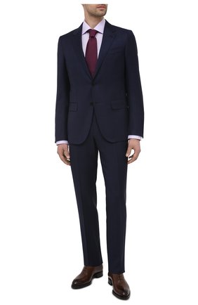 Мужской шерстяной костюм ERMENEGILDO ZEGNA темно-синего цвета по цене 182000 руб., арт. 922020/25M22Y | Фото 1 Мужской шерстяной костюм ERMENEGILDO ZEGNA темно-синего цвета, арт. 922020/25M22Y | Фото 1