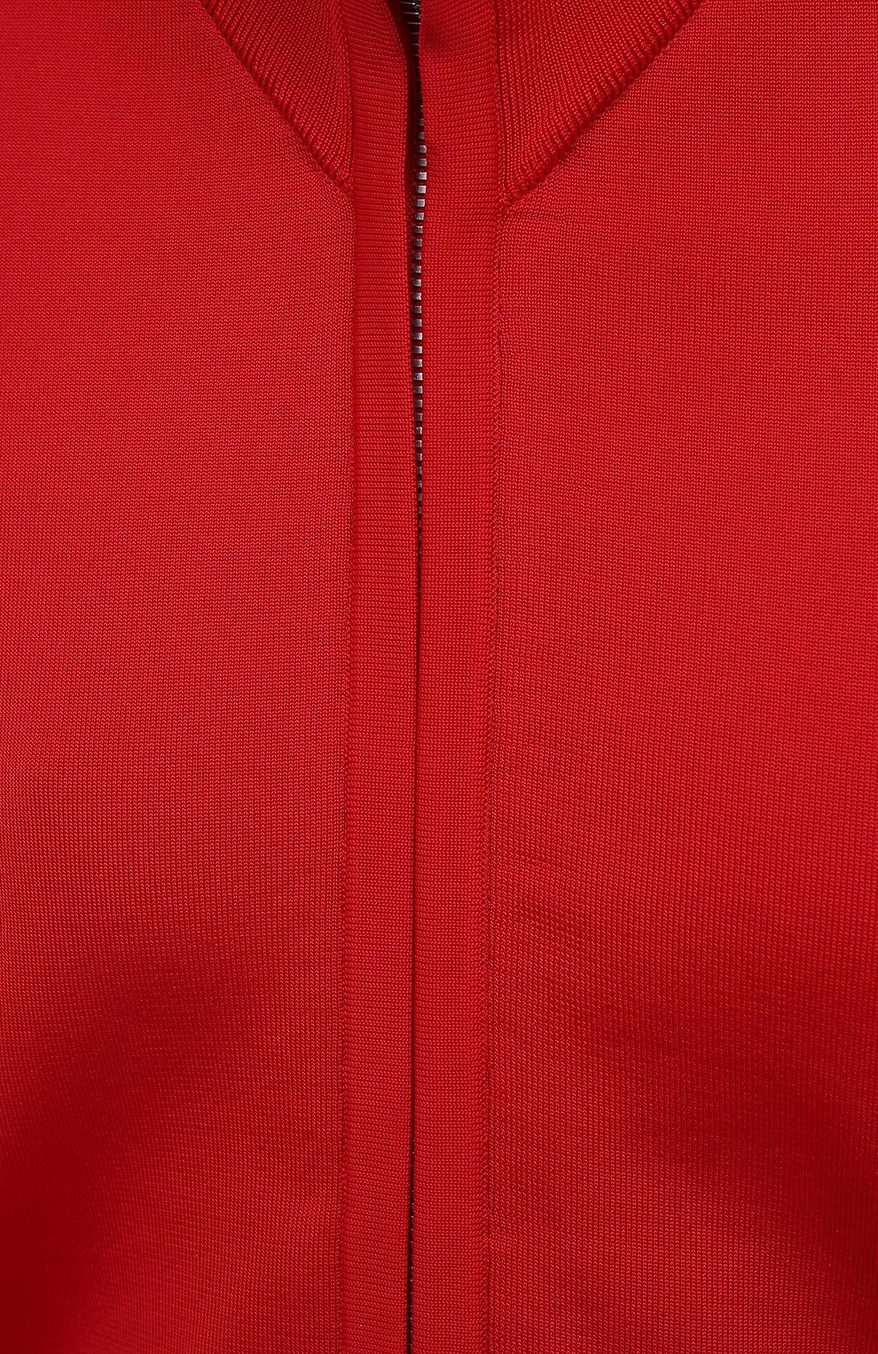 Женский кардиган BOTTEGA VENETA красного цвета, арт. 647513/V0C10 | Фото 5 (Рукава: Длинные; Материал внешний: Синтетический материал, Вискоза; Длина (для топов): Стандартные; Региональные ограничения белый список (Axapta Mercury): RU; Стили: Спорт-шик; Женское Кросс-КТ: Кардиган-одежда)