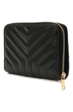 Женские кожаное портмоне SAINT LAURENT черного цвета по цене 41050 руб., арт. 650981/DV701 | Фото 2 Женские кожаное портмоне SAINT LAURENT черного цвета, арт. 650981/DV701 | Фото 2