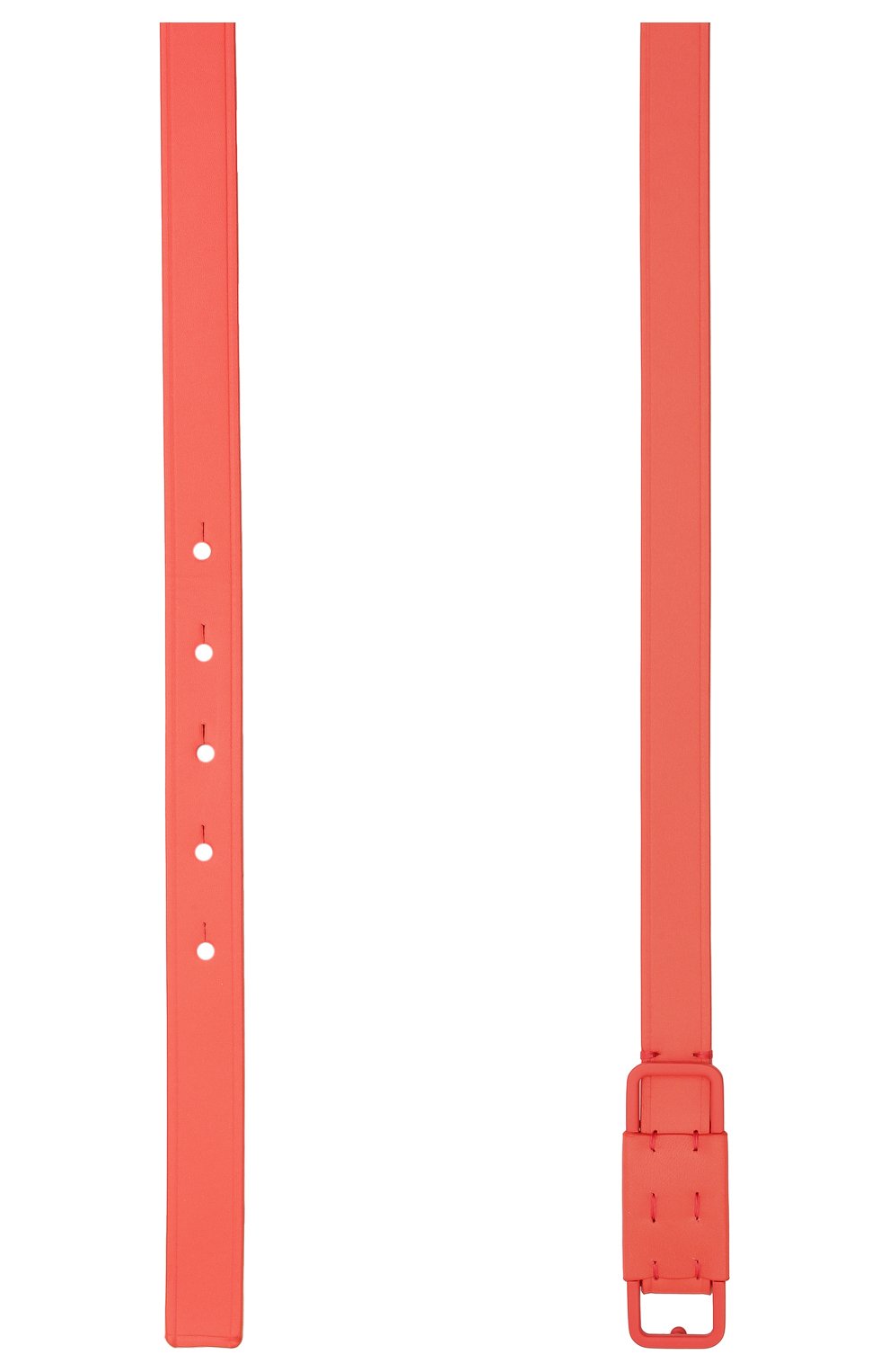 Женский кожаный ремень frame LORO PIANA кораллового цвета, арт. FAL6512 | Фото 2 (Материал: Натуральная кожа; Региональные ограничения белый список (Axapta Mercury): RU; Кросс-КТ: Тонкие)