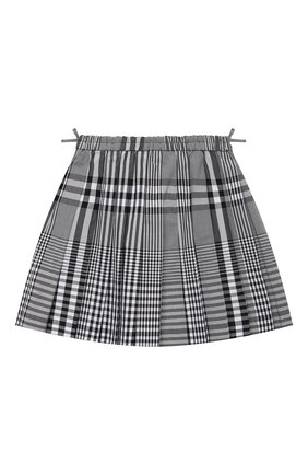Детская хлопковая юбка BURBERRY черного цвета по цене 19950 руб., арт. 8038355 | Фото 2 Детская хлопковая юбка BURBERRY черного цвета, арт. 8038355 | Фото 2
