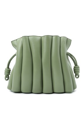 Женская сумка flamenco LOEWE зеленого цвета по цене 226500 руб., арт. A411FC4X01 | Фото 1 Женская сумка flamenco LOEWE зеленого цвета, арт. A411FC4X01 | Фото 1 (Сумки-технические: Сумки через плечо; Размер: medium; Материал: Натуральная кожа; Ремень/цепочка: На ремешке)