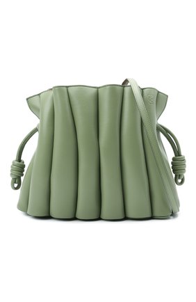 Женская сумка flamenco LOEWE зеленого цвета по цене 226500 руб., арт. A411FC4X01 | Фото 6 Женская сумка flamenco LOEWE зеленого цвета, арт. A411FC4X01 | Фото 6 (Сумки-технические: Сумки через плечо; Размер: medium; Материал: Натуральная кожа; Ремень/цепочка: На ремешке)