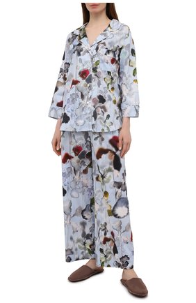 Женская хлопковая пижама ZIMMERLI светло-голубого цвета по цене 28550 руб., арт. 5143-39072 | Фото 1 Женская хлопковая пижама ZIMMERLI светло-голубого цвета, арт. 5143-39072 | Фото 1