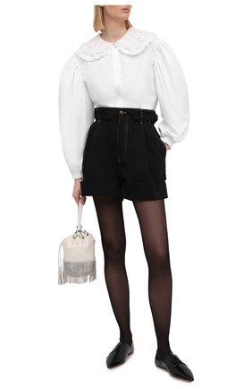 Женская кожаные дерби MIU MIU черного цвета по цене 56000 руб., арт. 5E442D-H27-F0002-005 | Фото 2 Женская кожаные дерби MIU MIU черного цвета, арт. 5E442D-H27-F0002-005 | Фото 2
