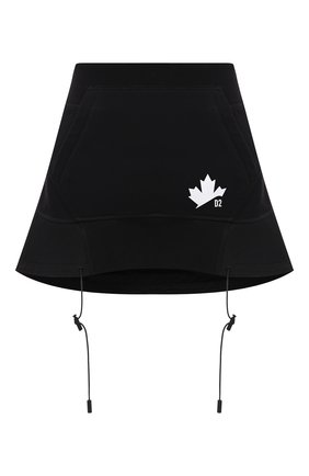 Женская хлопковая юбка DSQUARED2 черного цвета по цене 29950 руб., арт. S75MA0764/S25042 | Фото 1 Женская хлопковая юбка DSQUARED2 черного цвета, арт. S75MA0764/S25042 | Фото 1