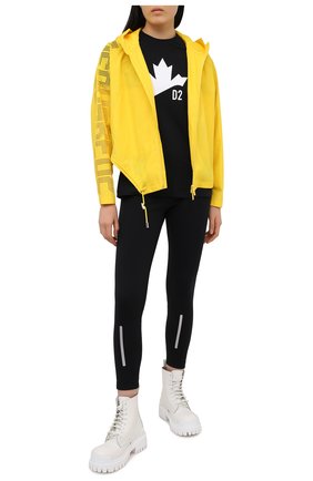 Женские леггинсы DSQUARED2 черного цвета по цене 29950 руб., арт. S75KB0234/S22721 | Фото 2 Женские леггинсы DSQUARED2 черного цвета, арт. S75KB0234/S22721 | Фото 2