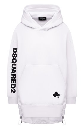 Женское хлопковое платье DSQUARED2 белого цвета по цене 54350 руб., арт. S75CV0393/S25042 | Фото 1 Женское хлопковое платье DSQUARED2 белого цвета, арт. S75CV0393/S25042 | Фото 1