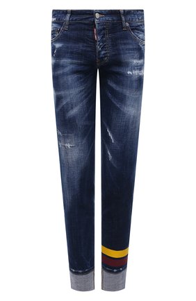 Мужские джинсы DSQUARED2 темно-синего цвета по цене 62300 руб., арт. S74LB0844/S30342 | Фото 1 Мужские джинсы DSQUARED2 темно-синего цвета, арт. S74LB0844/S30342 | Фото 1