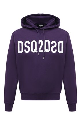Мужской хлопковое худи DSQUARED2 фиолетового цвета по цене 29950 руб., арт. S74GU0495/S23851 | Фото 1 Мужской хлопковое худи DSQUARED2 фиолетового цвета, арт. S74GU0495/S23851 | Фото 1 (Материал внешний: Хлопок; Длина (для топов): Стандартные; Рукава: Длинные; Мужское Кросс-КТ: Худи-одежда; Принт: С принтом; Стили: Гранж)