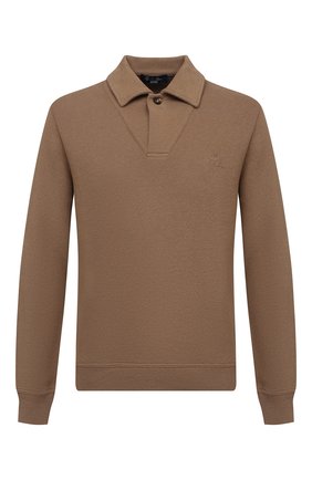 Мужское хлопковое поло LORO PIANA темно-бежевого цвета по цене 79950 руб., арт. FAL6643 | Фото 1 Мужское хлопковое поло LORO PIANA темно-бежевого цвета, арт. FAL6643 | Фото 1